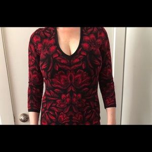 Alexander MQueen cocktail dress.